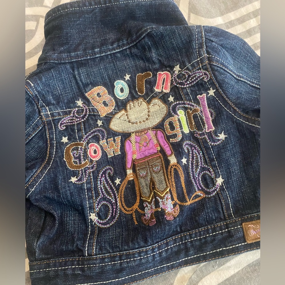 Wrangler BABY COWGIRLS JEAN JACKET size 0-3 months